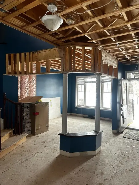 Home renovation in progress